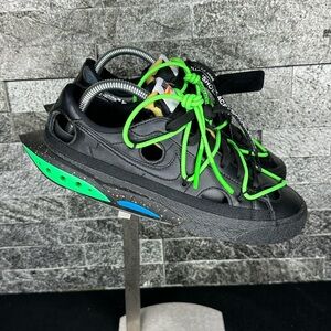 Nike Blazer Low 77 - Off-White Black Electro Green M7.5